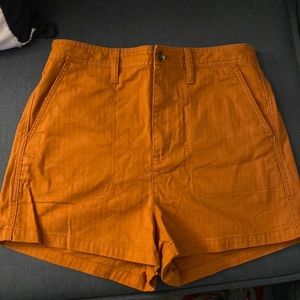 Madewell Shorts, size 14. Rust colored